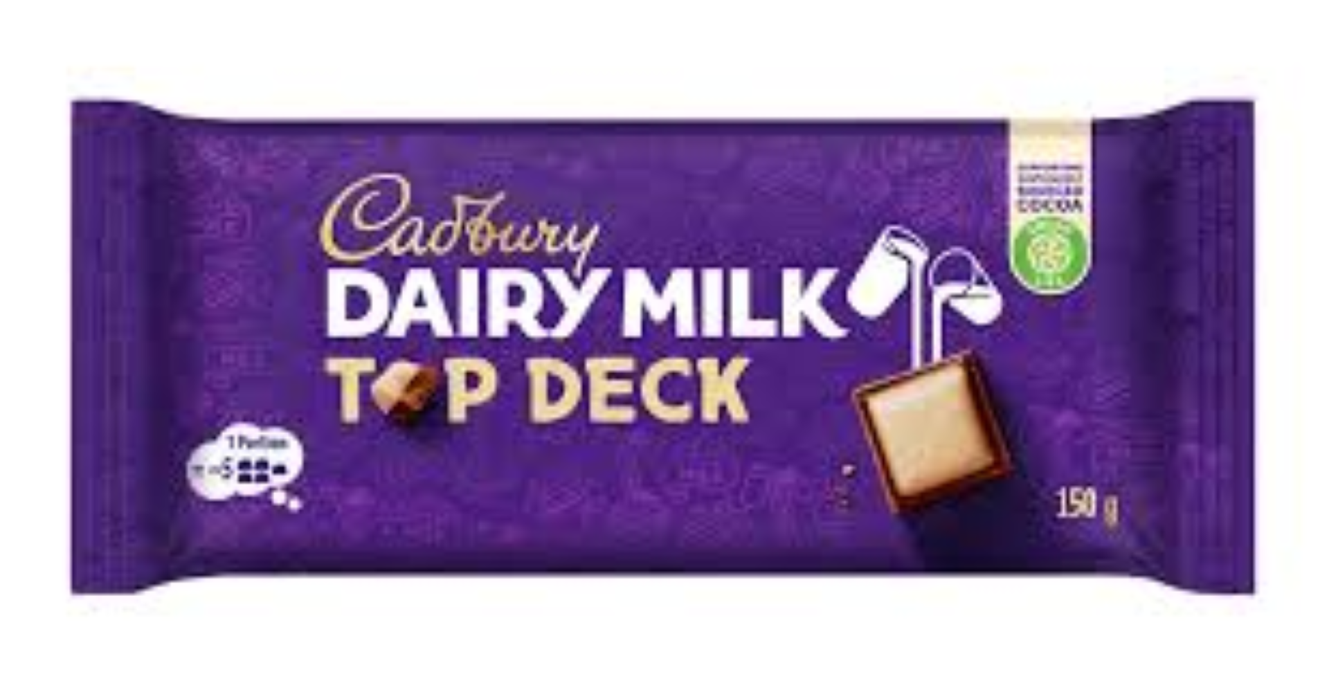 CADBURY DAIRY MILK TOP DECK CHOCOLATE 150G